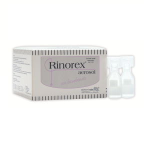 Rinorex Aerosol con Bicarbonato 25 fiale da 3 ml