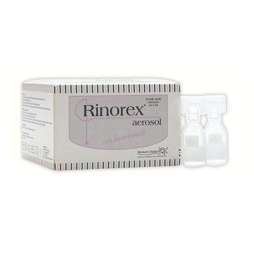 Rinorex Aerosol con Bicarbonato 25 fiale da 3 ml - immagine 2
