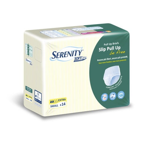 Serenity Soft Dry Pants Be Free Slip Pull Up Mutandina Assorbente Extra Taglia S 14 Pz