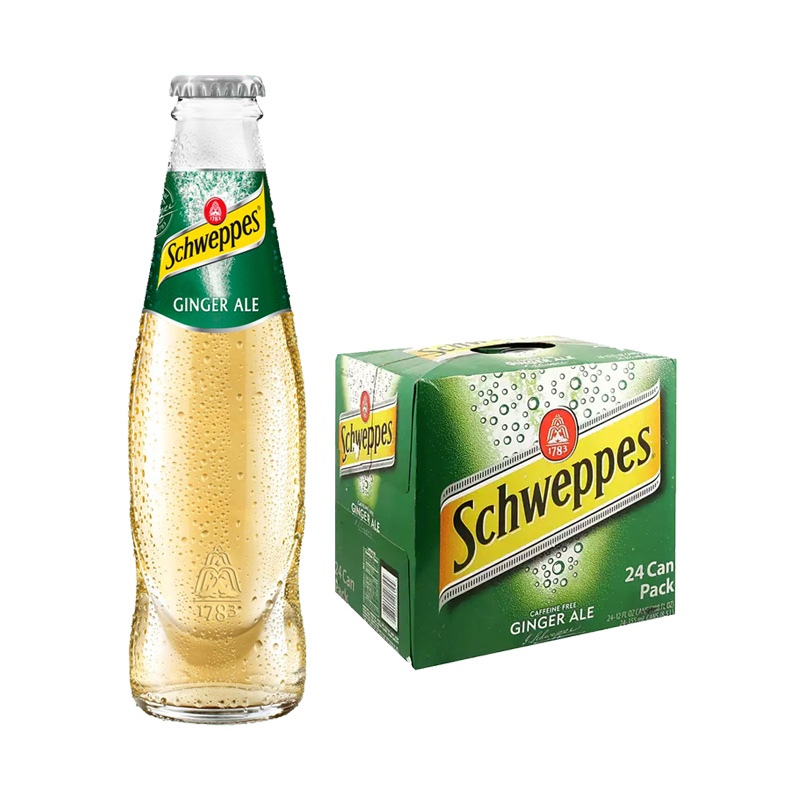 Schweppes Ginger Ale in bottiglie di vetro cl 18