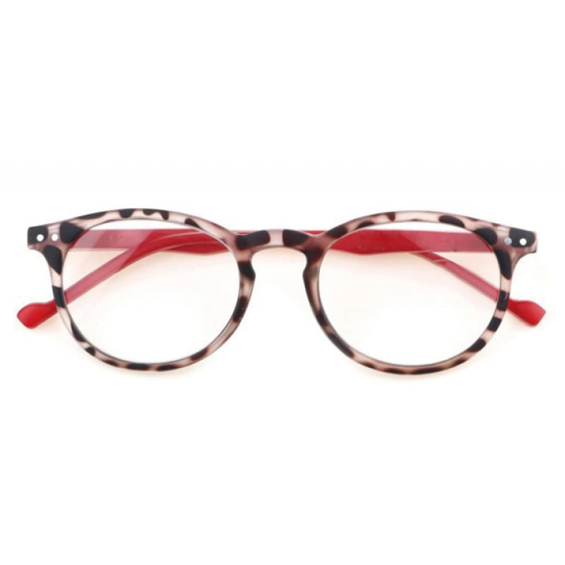 Vedo & Leggo Occhiali da Lettura Modello Tartaruga – Aste Rosse +1.50 - immagine 2