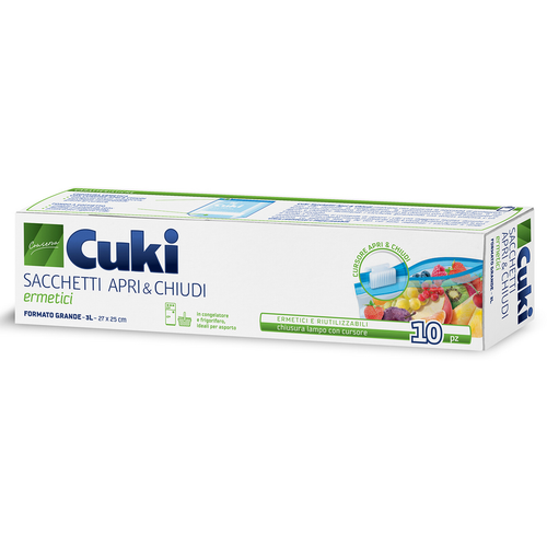 Cuki Sacchetti Apri & Chiudi Grandi x 10 - immagine 2