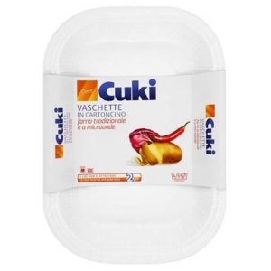 Cuki Vaschetta Microonde 4/6 Porzioni x 2 Rc86