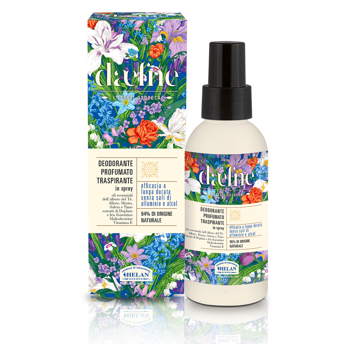 Daefne Deodorante Spray Traspirante di Helan