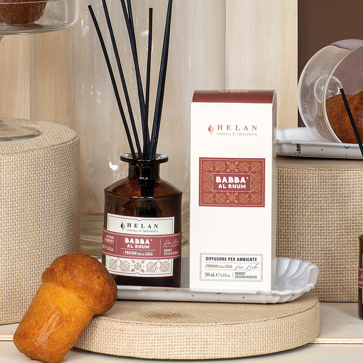 Diffusore Ambiente Babbà al Rhum 200ml di Helan