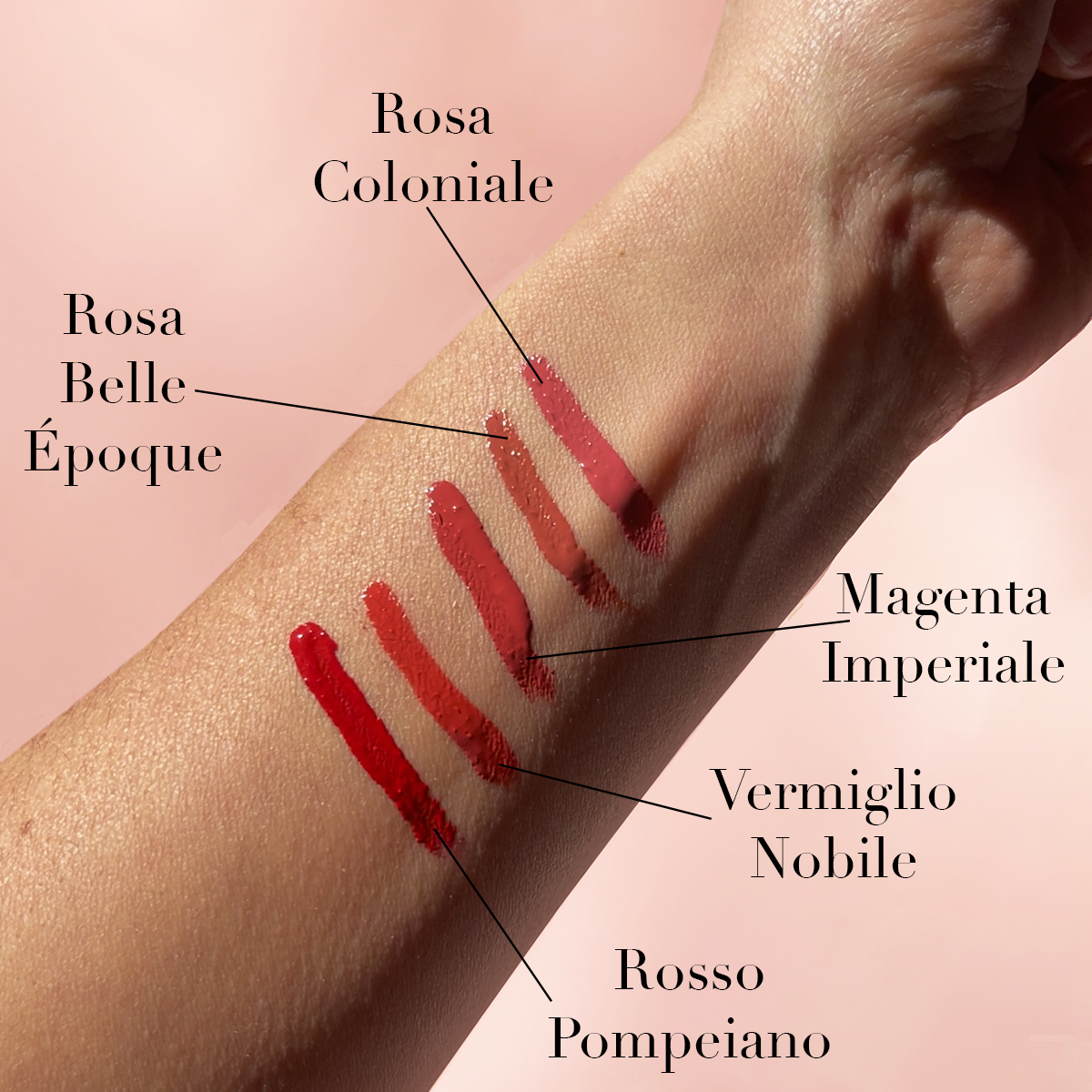 Rossetto Liquido Glossy Rosa Belle Époque di Helan - immagine 6
