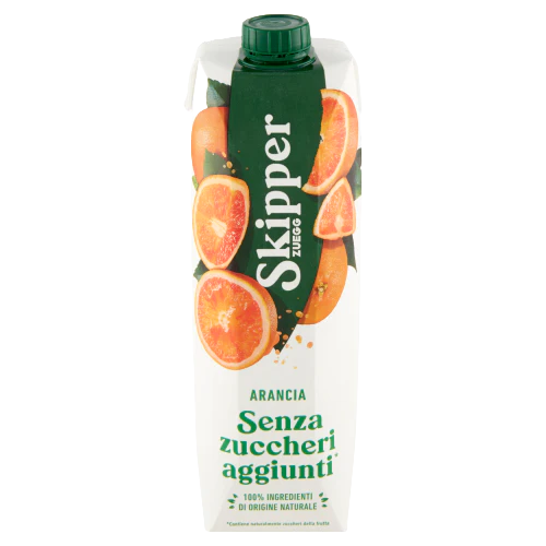 Skipper Senza Zuccheri Aggiunti Arancia Brick 1 L